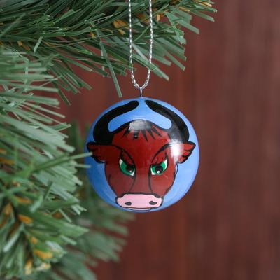 Новогодний Шар Бычок Новогодний Шар Бычок